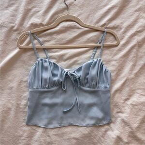 Cropped Chiffon Cami